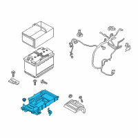 OEM 2019 Lincoln Continental Battery Tray Diagram - FT4Z-10732-C