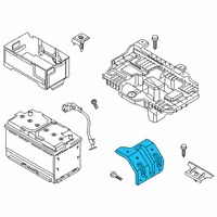 OEM Hyundai Stay Battery-UPR Diagram - 37130-S8000