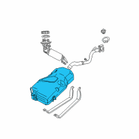 OEM 2003 Chrysler PT Cruiser Fuel Tank Diagram - 5278543AC