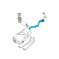 OEM 2010 Chrysler PT Cruiser Tube-Fuel Filler Diagram - 5278936AH