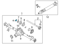 OEM 2005 Nissan Titan Ring-Snap Diagram - 01541-0001U