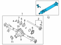 OEM 2021 Nissan Frontier Shaft Rr PROPELLER Diagram - 37300-9BT1B