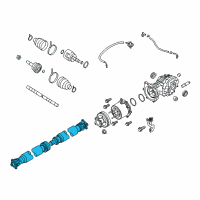 OEM 2014 Infiniti QX60 Propeller Shaft Assy Diagram - 37000-3JA2B