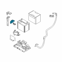 OEM 2014 Nissan Versa Holder Assy-Fusible Link Diagram - 24380-79910