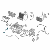 OEM 2018 Acura ILX Thermistor, Air Conditioner Diagram - 80560-TR0-A01