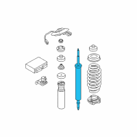 OEM 2008 BMW M3 Rear Shock Absorber Diagram - 33-52-2-284-314