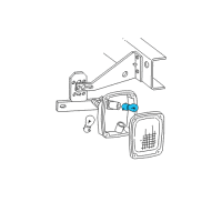 OEM 1984 Ford F-150 Park Lamp Bulb Diagram - C8TZ-13466-A
