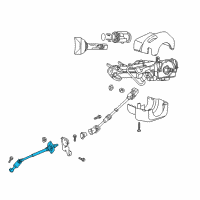 OEM 1999 Jeep Wrangler Intermediate Shaft Diagram - 52078804