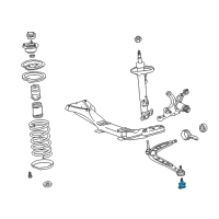 OEM BMW 328is Wheel Suspension Joint Diagram - 31-12-6-758-510