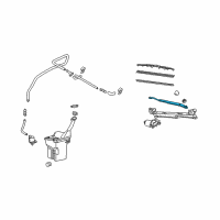 OEM Scion xA Wiper Arm Diagram - 85211-52190