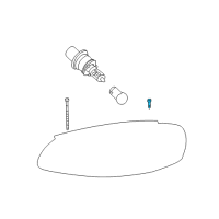 OEM 2004 Dodge Stratus Screw-HEXAGON Head Diagram - 6505836AA