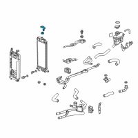 OEM Acura Bracket Assembly, Radiator Diagram - 1J061-R9S-010