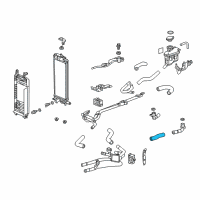 OEM 2018 Acura RLX Hose, PDU Outlet Diagram - 1J404-R9S-000