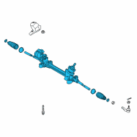 OEM 2018 Toyota Camry Gear Assembly Diagram - 44250-06373