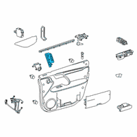 OEM 2022 Lexus RX450h Switch, Seat Memory Diagram - 84927-0E060