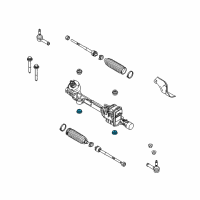 OEM 2012 Ford Flex Gear Assembly Lower Bushing Diagram - AA5Z-3C716-B