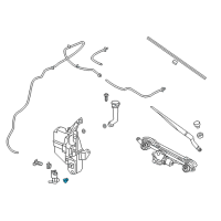 OEM 2014 Nissan Juke Packing-Washer Motor Diagram - 28921-70J00