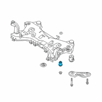 OEM Kia Optima BUSHING-CROSSMEMBER Diagram - 62485C1000