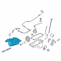 OEM Lincoln Navigator Lower Manifold Diagram - 5L1Z-9424-A