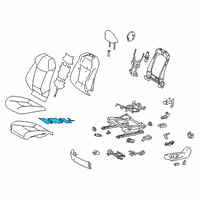 OEM 2019 Toyota RAV4 Seat Cushion Heater Diagram - 87510-0R200