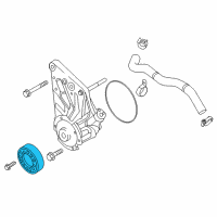 OEM 2017 Nissan Titan XD Pulley Assy-Idler Diagram - 11925-EZ40B