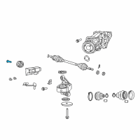 OEM 2010 Chrysler Town & Country Bolt-HEXAGON FLANGE Head Diagram - 6104265AA