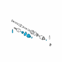 OEM 1997 Nissan 200SX Repair Kit-Dust Boot, Outer Diagram - 39241-0M326