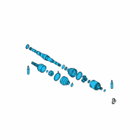 OEM 2006 Nissan Sentra Shaft Front Drive Diagram - 39101-4M761