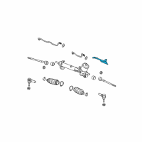 OEM 2008 Cadillac DTS Shield-Steering Gear Heat Diagram - 15824853