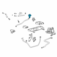 OEM Ford Mustang EGR Valve Diagram - XW4Z-9D475-AB