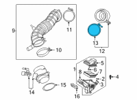 OEM Hyundai Elantra Clamp-Hose Diagram - 14711-63006-B