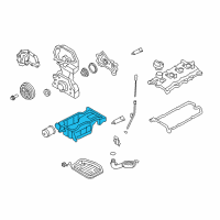 OEM 2015 Nissan Rogue Select Pan Assy-Oil Diagram - 11110-JH00A