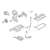 OEM 2013 Nissan Rogue Gauge-Oil Level Diagram - 11140-JH00A