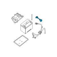 OEM Nissan Altima Battery Frame Diagram - 24420-ZX60A