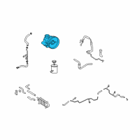 OEM 2008 Kia Amanti Pump Assembly-Power STEE Diagram - 571003F210