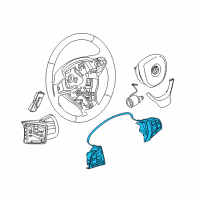 OEM 2010 BMW 750Li xDrive Switch, Multifunct. Steering Diagram - 61-31-9-163-030