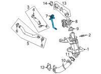 OEM Chevrolet Pressure Feedback Sensor Diagram - 55496942