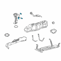 OEM 2006 Ford F-150 Fuel Gauge Sending Unit Diagram - 8L3Z-9A213-A