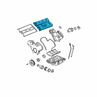 OEM Cadillac Catera Valve Cover Diagram - 55351452