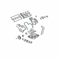 OEM Saturn Vue Gasket, Timing Belt Front Cover Diagram - 24416763