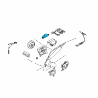 OEM BMW 323Ci Impact Sensor Side Air Bag Diagram - 65-77-9-119-743