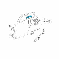 OEM 2009 Dodge Journey Handle-Exterior Door Diagram - 4589128AD