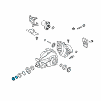 OEM Toyota GR Supra Lock Nut Diagram - 41204-WAA01