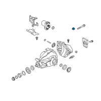 OEM 2021 Toyota GR Supra Differential Nut Diagram - 90118-WA259