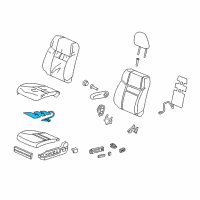 OEM Honda CR-V Heater Complete, Front Cushion Diagram - 81134-T0A-981