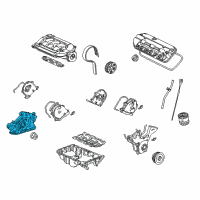 OEM 2002 Honda Odyssey Pump Assembly, Oil (Aisin) Diagram - 15100-P8F-A02