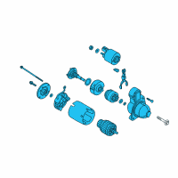 OEM 2022 Kia Sportage REMAN Starter Diagram - 361002G300RU