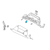 OEM Kia Cadenza Switch Assembly-Trunk Lid Diagram - 93550F6000