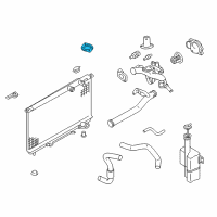 OEM 2005 Hyundai Tucson Gasket-W/Outlet Fitting Diagram - 25612-35511