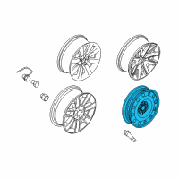 OEM 2013 Ford Flex Compact Spare Diagram - AE9Z-1007-E